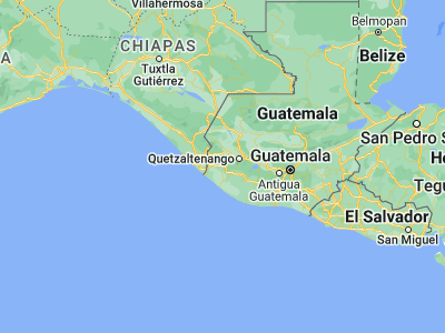 Map showing location of Coatepeque (14.7, -91.86667)