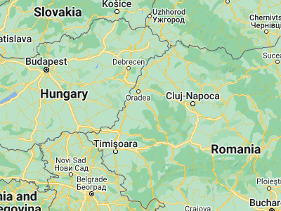 Map showing location of Cociuba Mare (46.73333, 22)