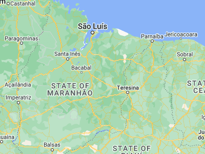 Map showing location of Codó (-4.45528, -43.88556)