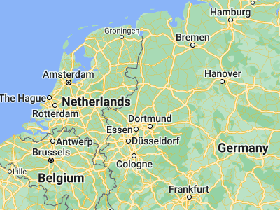 Map showing location of Coesfeld (51.94349, 7.16809)