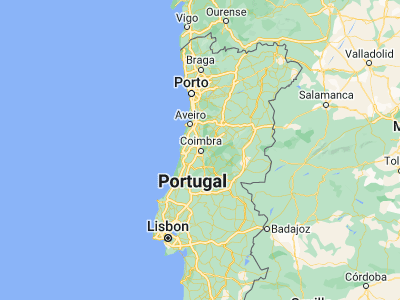 Map showing location of Coimbra (40.20564, -8.41955)
