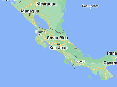 Map showing location of Colima (9.95091, -84.08503)