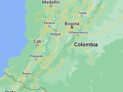 Map showing location of Colombia (3.37606, -74.8015)