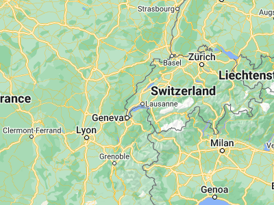 Map showing location of Colombier (46.55709, 6.47284)
