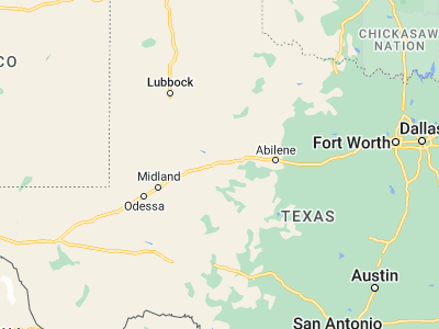 Map showing location of Colorado City (32.38817, -100.86456)
