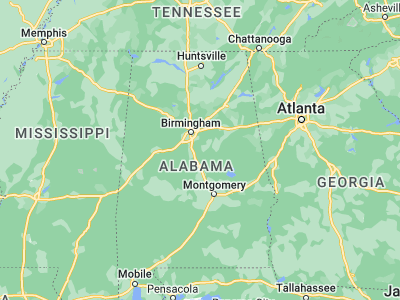 Map showing location of Columbiana (33.17817, -86.60721)