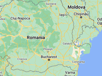 Map showing location of Comandău (45.76667, 26.26667)