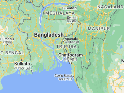 Map showing location of Comilla (23.46186, 91.18504)