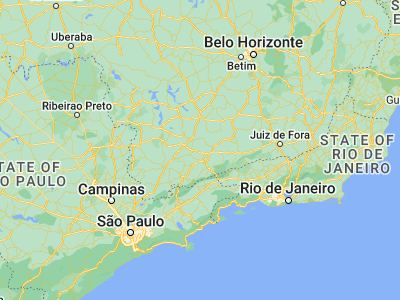 Map showing location of Conceição do Rio Verde (-21.88083, -45.08528)