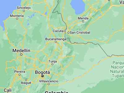 Map showing location of Concepción (6.7662, -72.694)