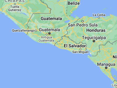 Map showing location of Concepción de Ataco (13.87028, -89.84861)