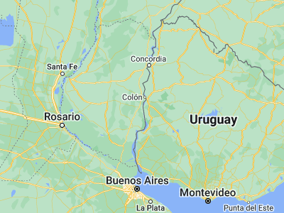 Map showing location of Concepción del Uruguay (-32.48249, -58.23722)