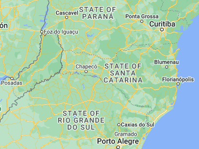 Map showing location of Concórdia (-27.23417, -52.02778)