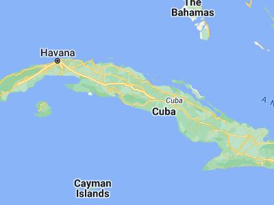 Map showing location of Condado (21.87667, -79.84028)