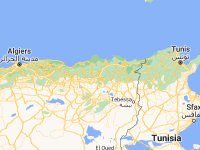 Map showing location of Constantine (36.365, 6.61472)