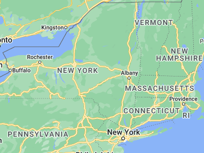Map showing location of Cooperstown (42.70063, -74.92432)
