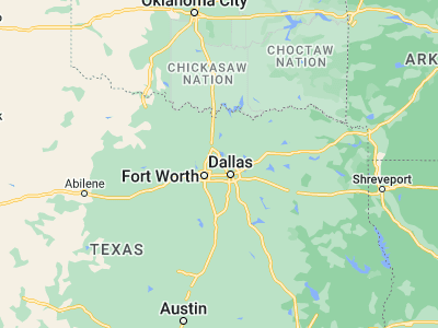 Map showing location of Coppell (32.95457, -97.01501)