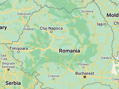 Map showing location of Copşa Mică (46.11667, 24.25)