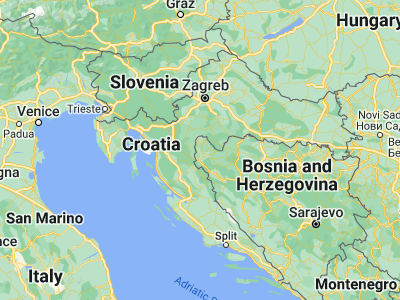 Map showing location of Ćoralići (45.00694, 15.87194)