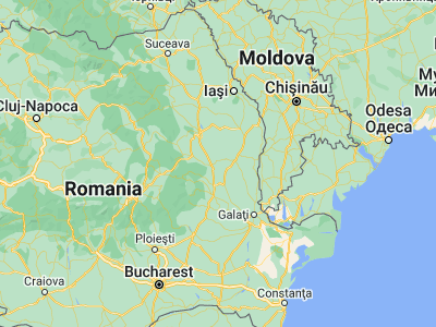 Map showing location of Corbiţa (46.15, 27.3)