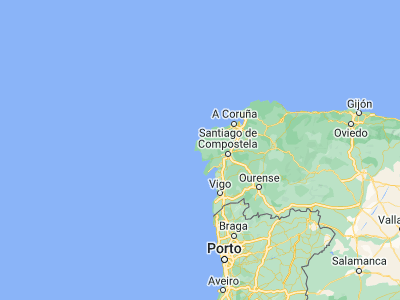 Map showing location of Corcubión (42.94414, -9.1926)