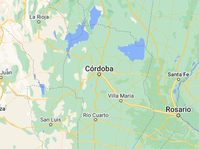 Map showing location of Córdoba (-31.4135, -64.18105)