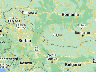 Map showing location of Corlăţel (44.39861, 22.93306)