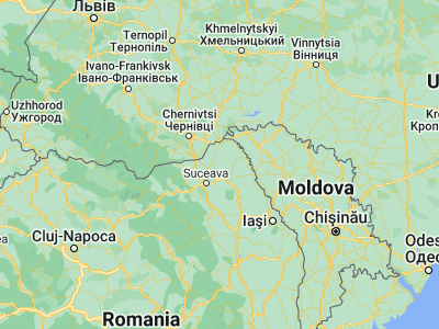 Map showing location of Corlăteni (47.93333, 26.55)