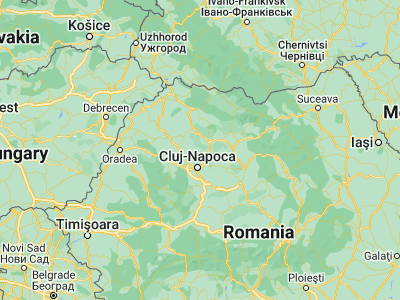Map showing location of Corneşti (47.03333, 23.68333)