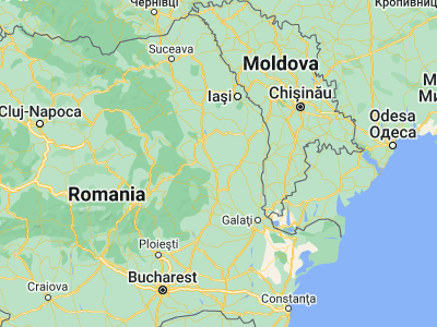 Map showing location of Corni (46.21667, 27.2)
