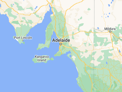 Map showing location of Coromandel Valley (-35.05, 138.61667)