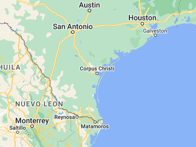 Map showing location of Corpus Christi (27.80058, -97.39638)