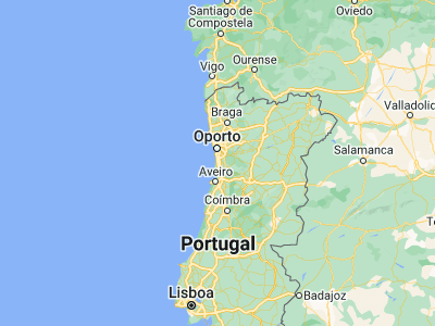 Map showing location of Cortegaça (40.94883, -8.6213)