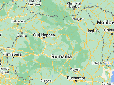 Map showing location of Corunca (46.52075, 24.61792)