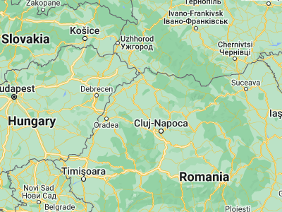 Map showing location of Coşeiu (47.31667, 22.98333)