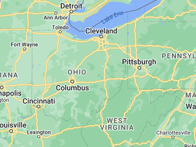 Map showing location of Coshocton (40.27202, -81.85958)