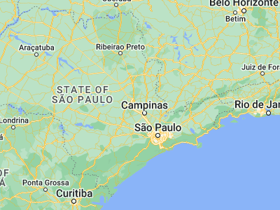 Map showing location of Cosmópolis (-22.64583, -47.19611)