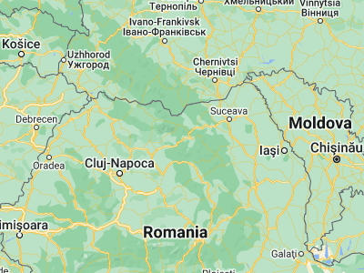 Map showing location of Coşna (47.38333, 25.16667)