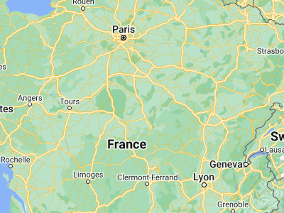 Map showing location of Cosne-Cours-sur-Loire (47.41101, 2.92528)