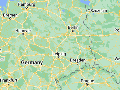 Map showing location of Coswig (51.88618, 12.4501)