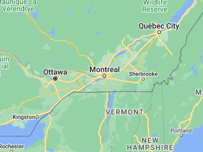 Map showing location of Côte-Saint-Luc (45.46536, -73.66585)