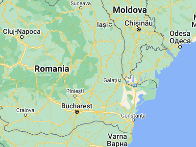 Map showing location of Coteşti (45.65, 27.05)