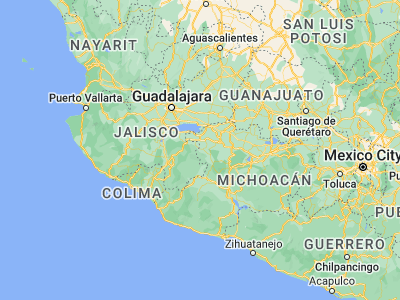 Map showing location of Cotija de la Paz (19.80919, -102.70107)