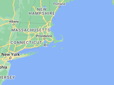 Map showing location of Cotuit (41.61678, -70.43697)