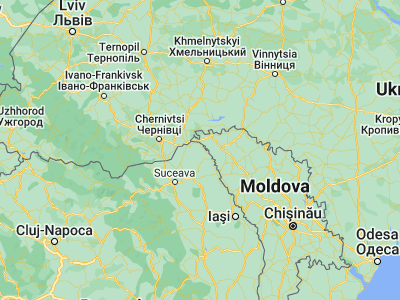 Map showing location of Coţuşca (48.13333, 26.85)