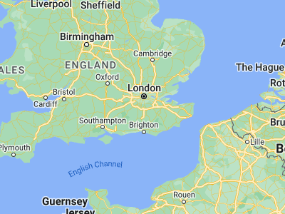Map showing location of Coulsdon (51.32002, -0.14088)