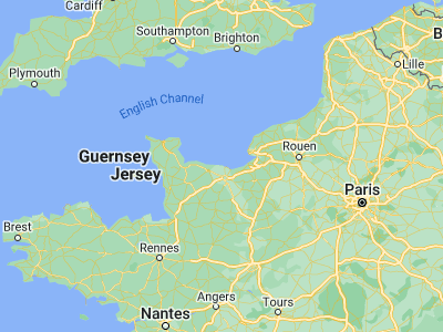 Map showing location of Courseulles-sur-Mer (49.33027, -0.45612)