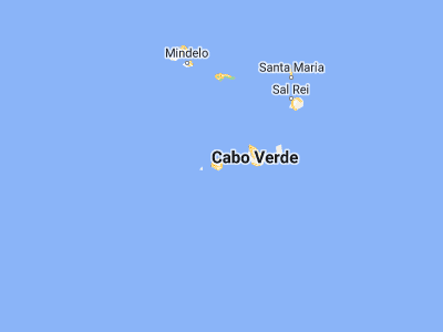 Map showing location of Cova Figueira (14.89054, -24.29343)