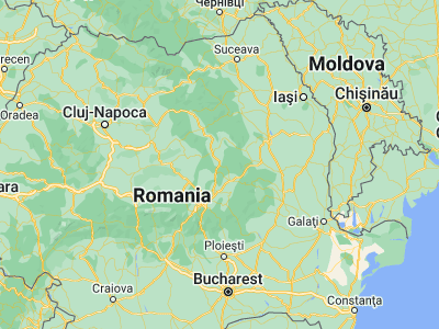 Map showing location of Cozmeni (46.23333, 25.93333)