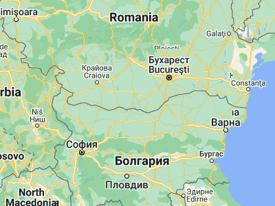 Map showing location of Crângu (43.85, 25.06667)